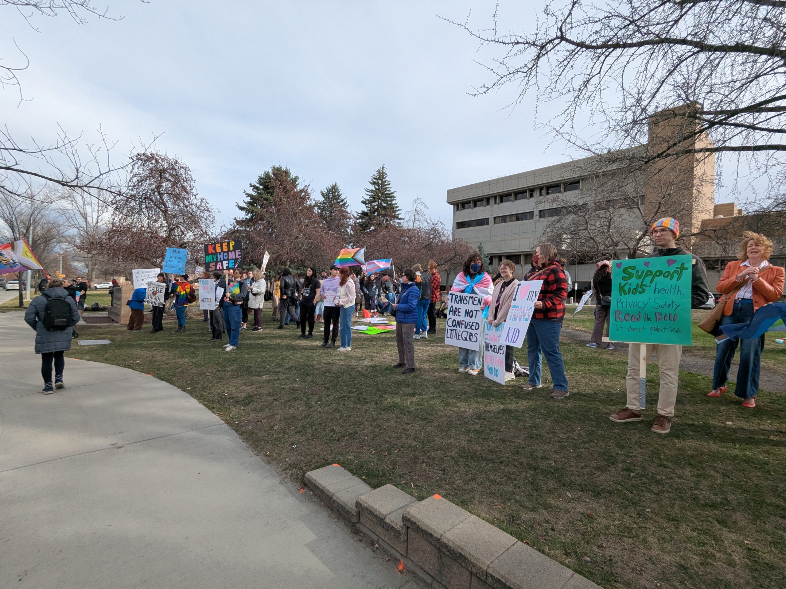 Rallying for trans rights