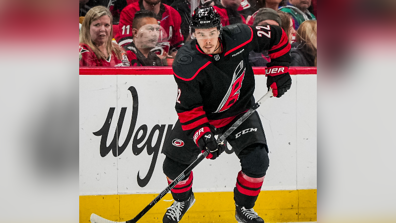 Hurricanes’ Stankoven chasing down the Stanley Cup